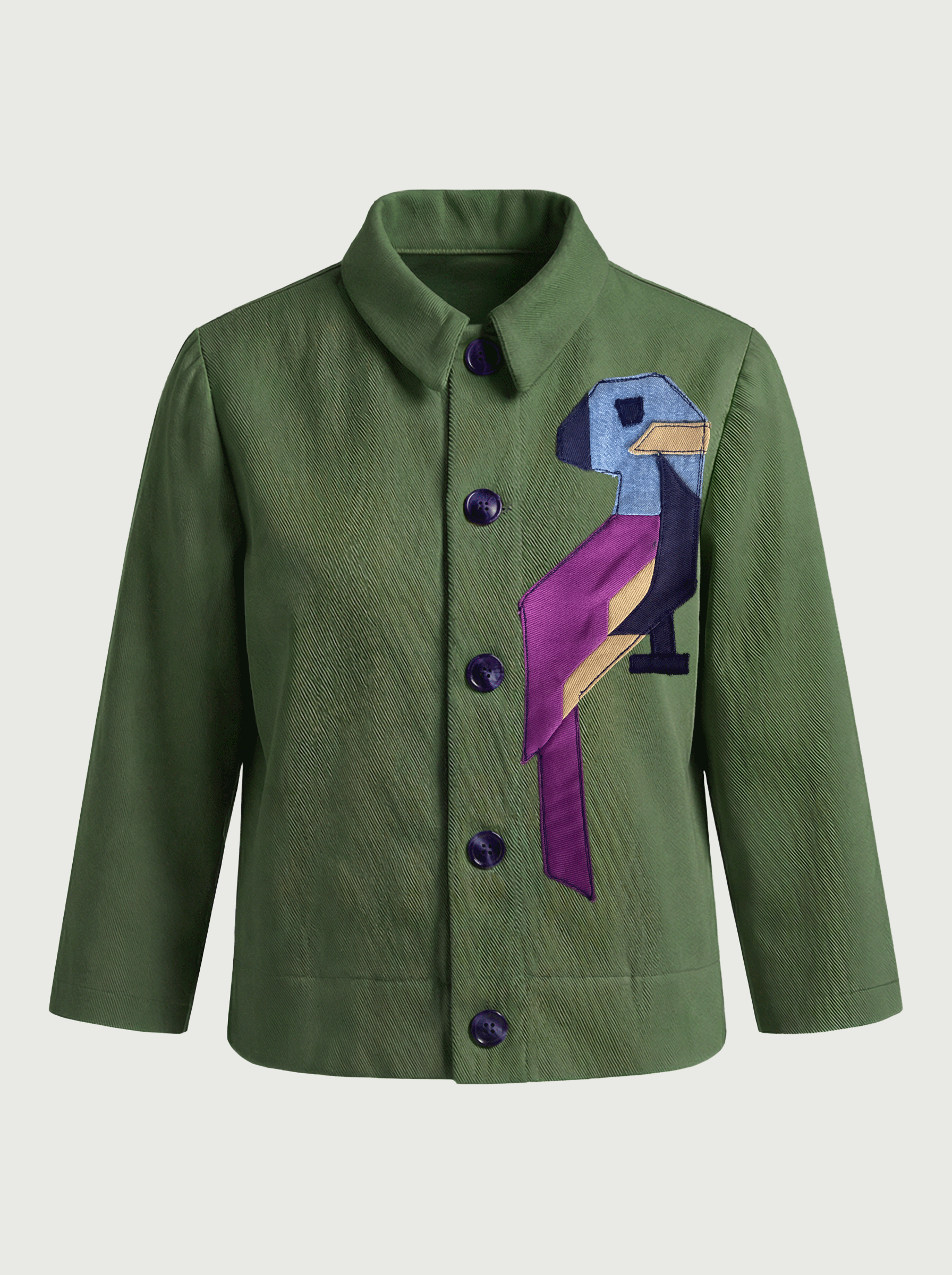 Kids Parrot Jacket - Green